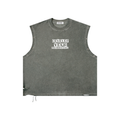 Distressed Grommet Eyelet Tank Top