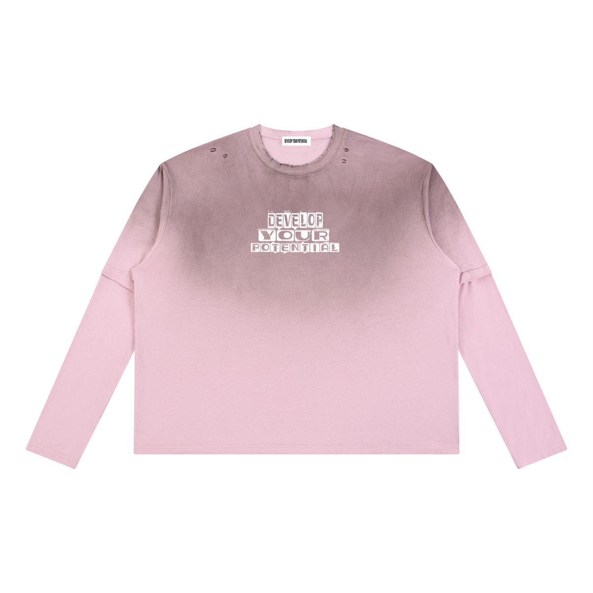 Unisex Vintage Wash Layered T-Shirt