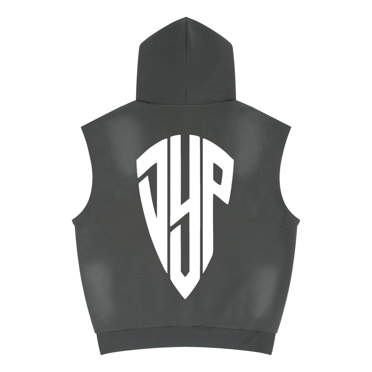 Unisex Vintage Wash Sun Fade Sleeveless Hoodie