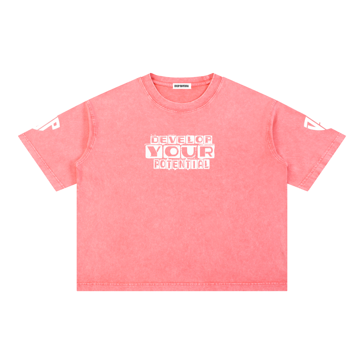Mineral Wash Boxy Cotton T-Shirt