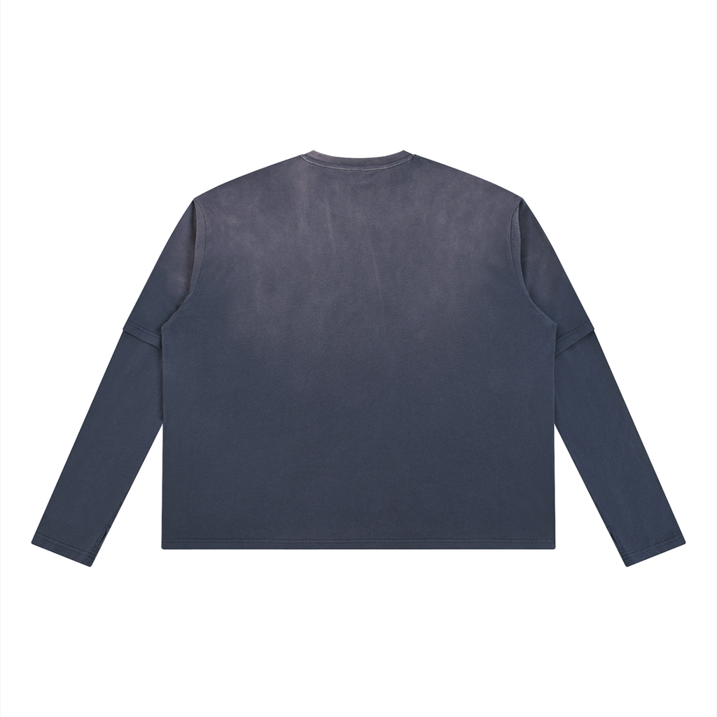 Unisex Vintage Wash Layered T-Shirt