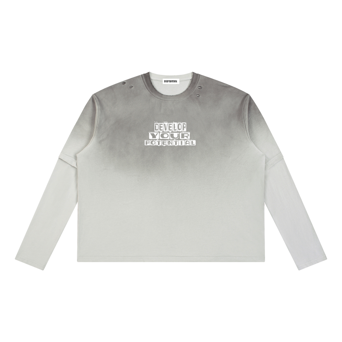 Unisex Vintage Wash Layered T-Shirt