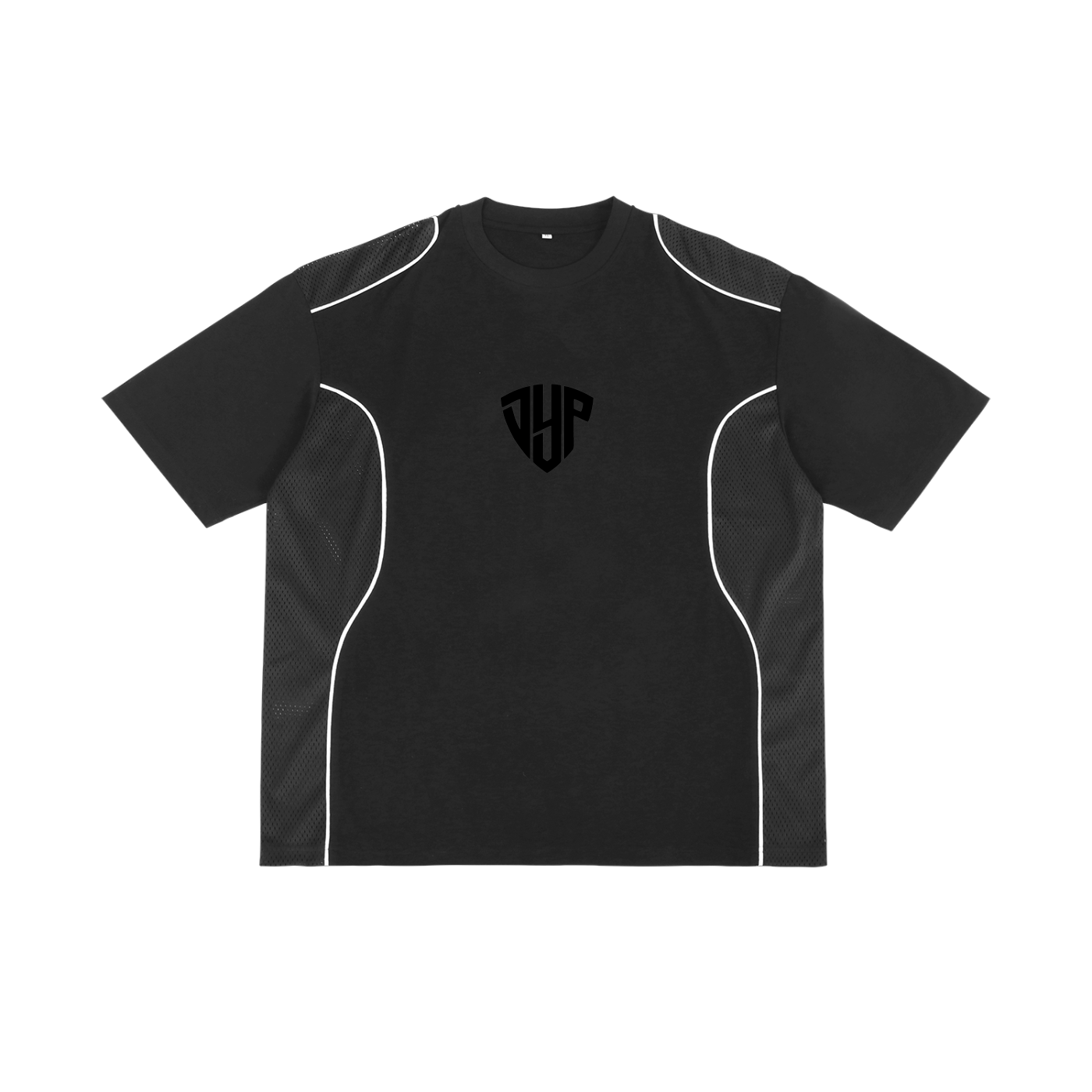 Contrast Piped Panel T-Shirt