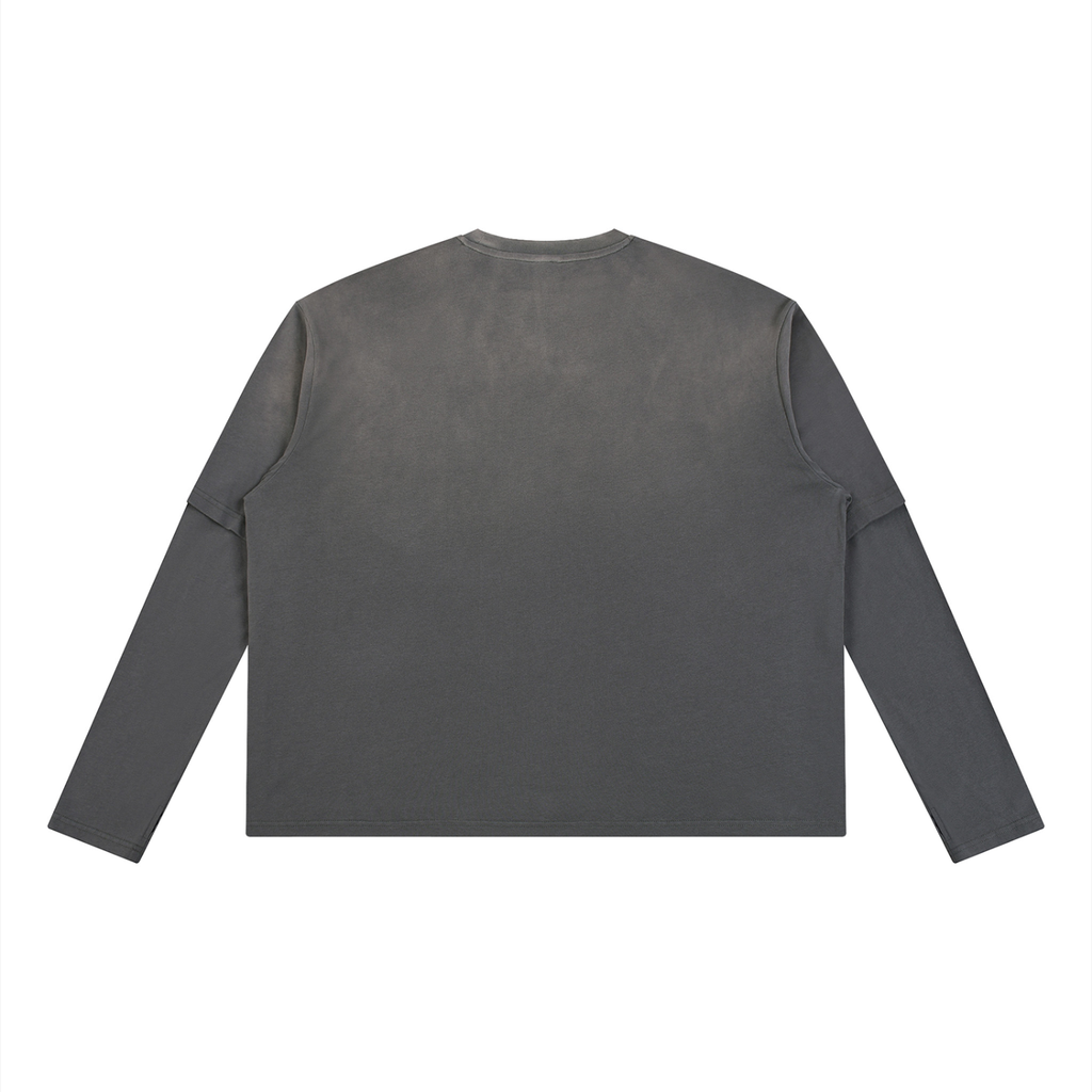 Unisex Vintage Wash Layered T-Shirt