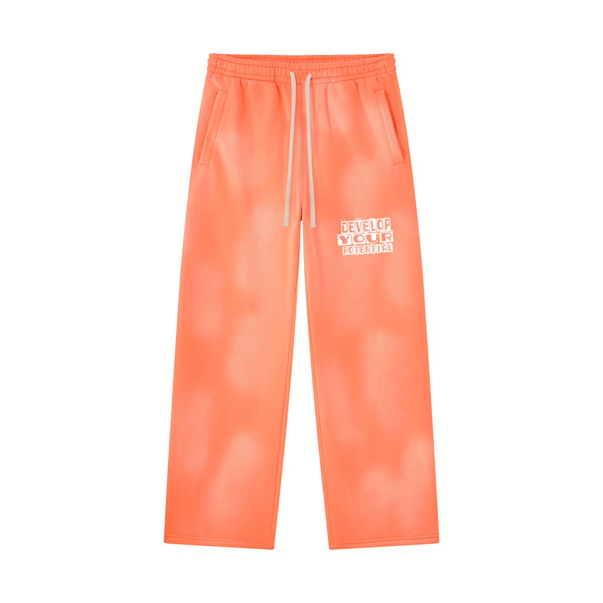Unisex Sunfade Wide Leg Fleece Sweatpants