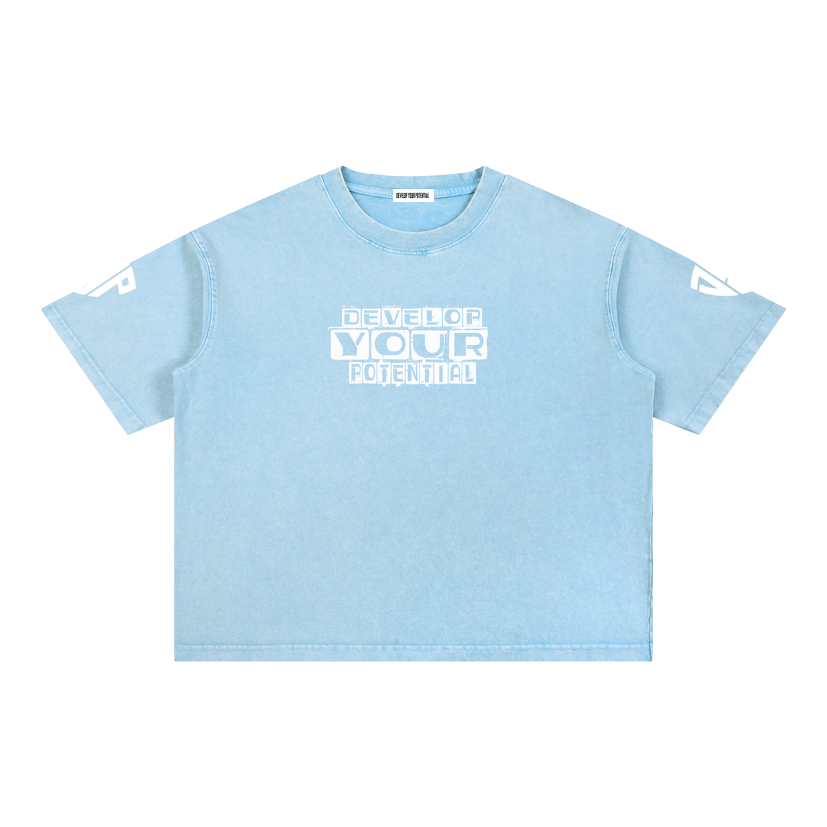Mineral Wash Boxy Cotton T-Shirt