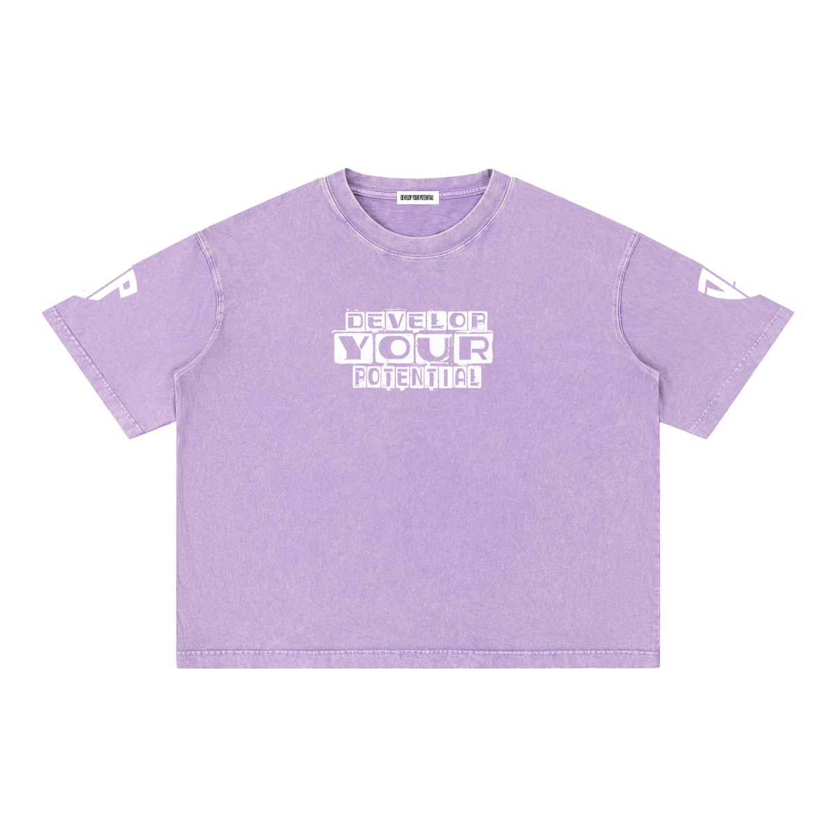 Mineral Wash Boxy Cotton T-Shirt