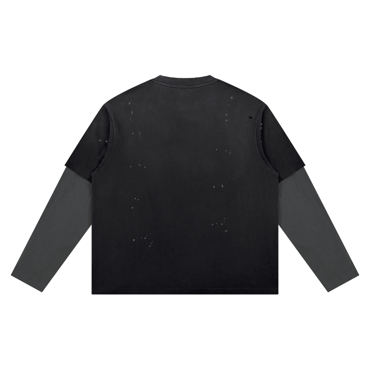 Unisex Vintage Wash Distressed Layer T-Shirt