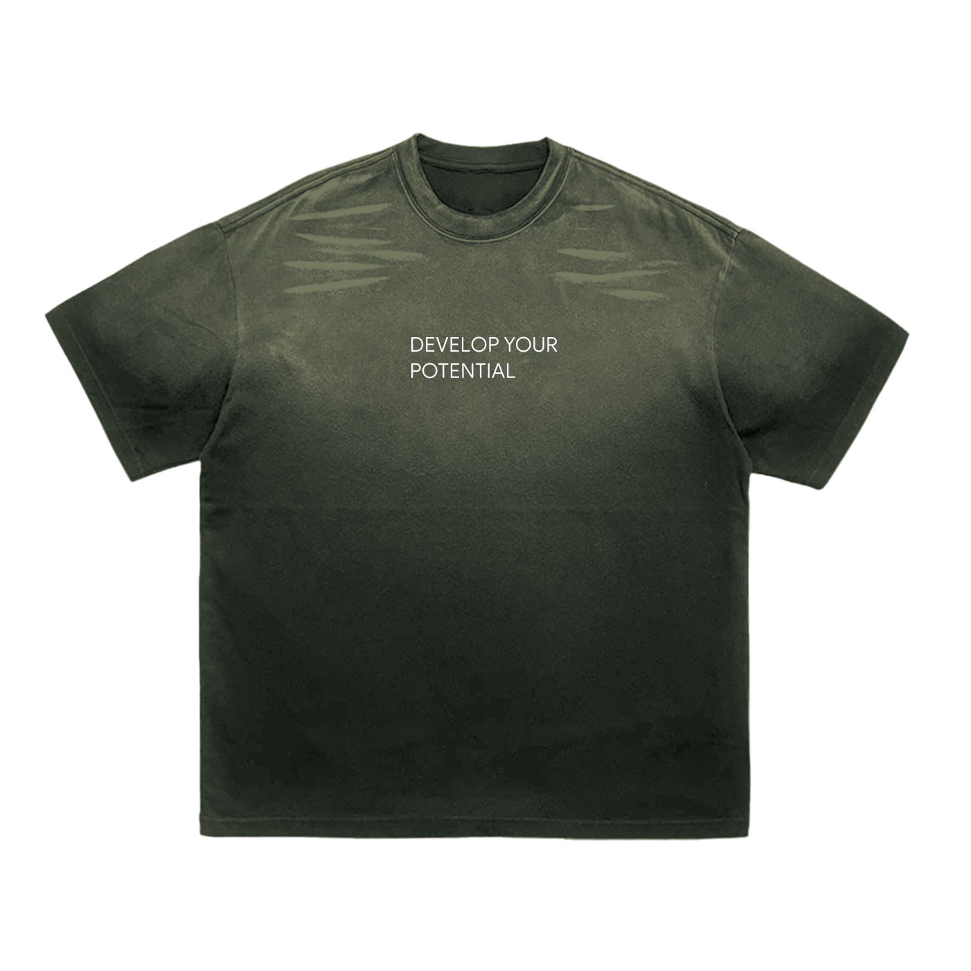Tiger Stripe Gradient Washed T-Shirt