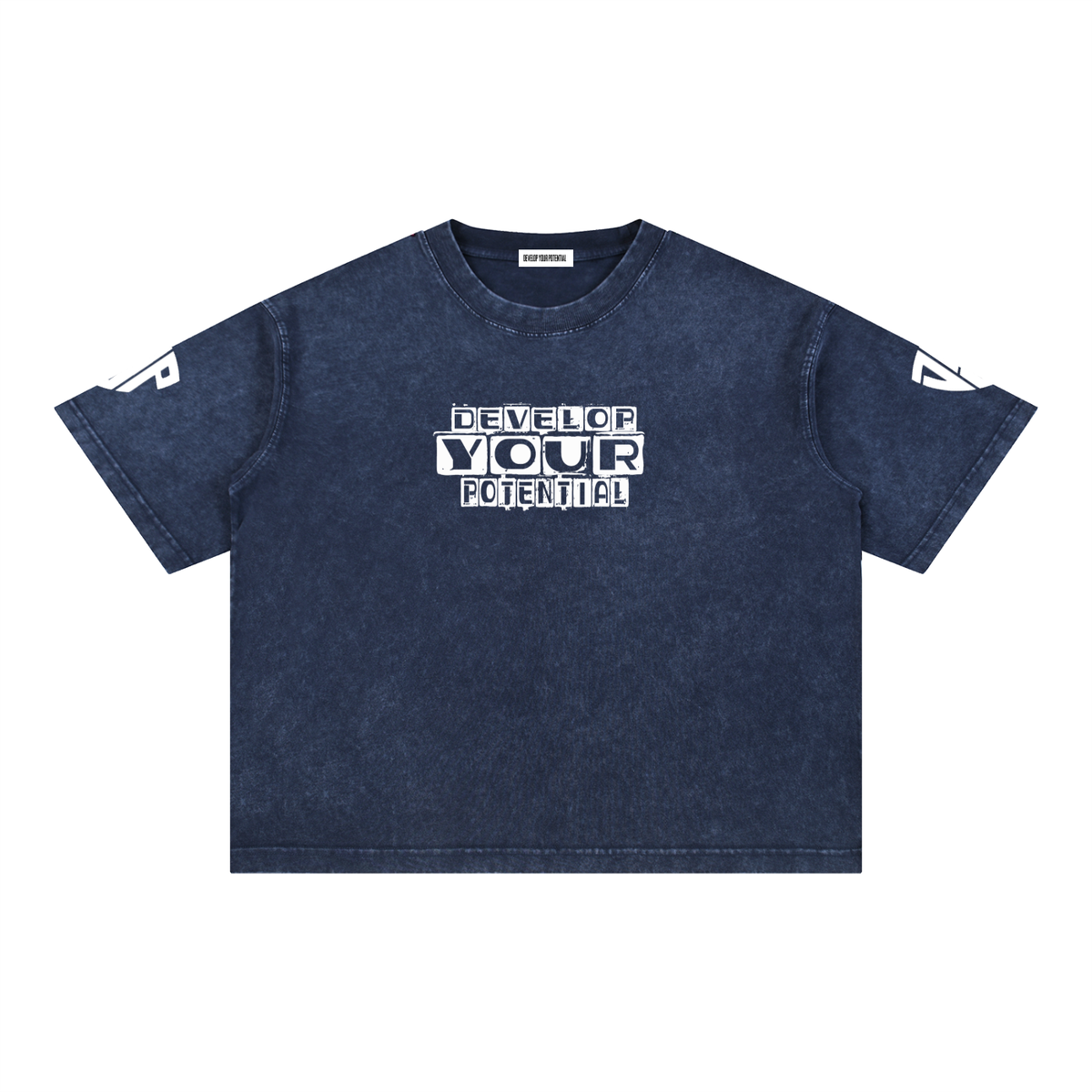 Mineral Wash Boxy Cotton T-Shirt