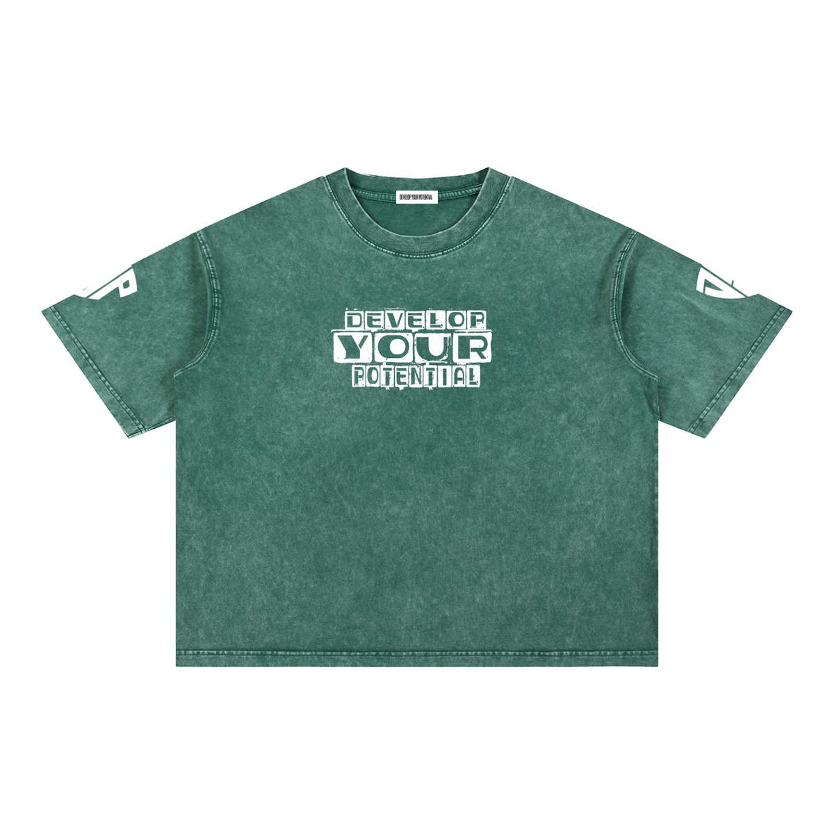 Mineral Wash Boxy Cotton T-Shirt
