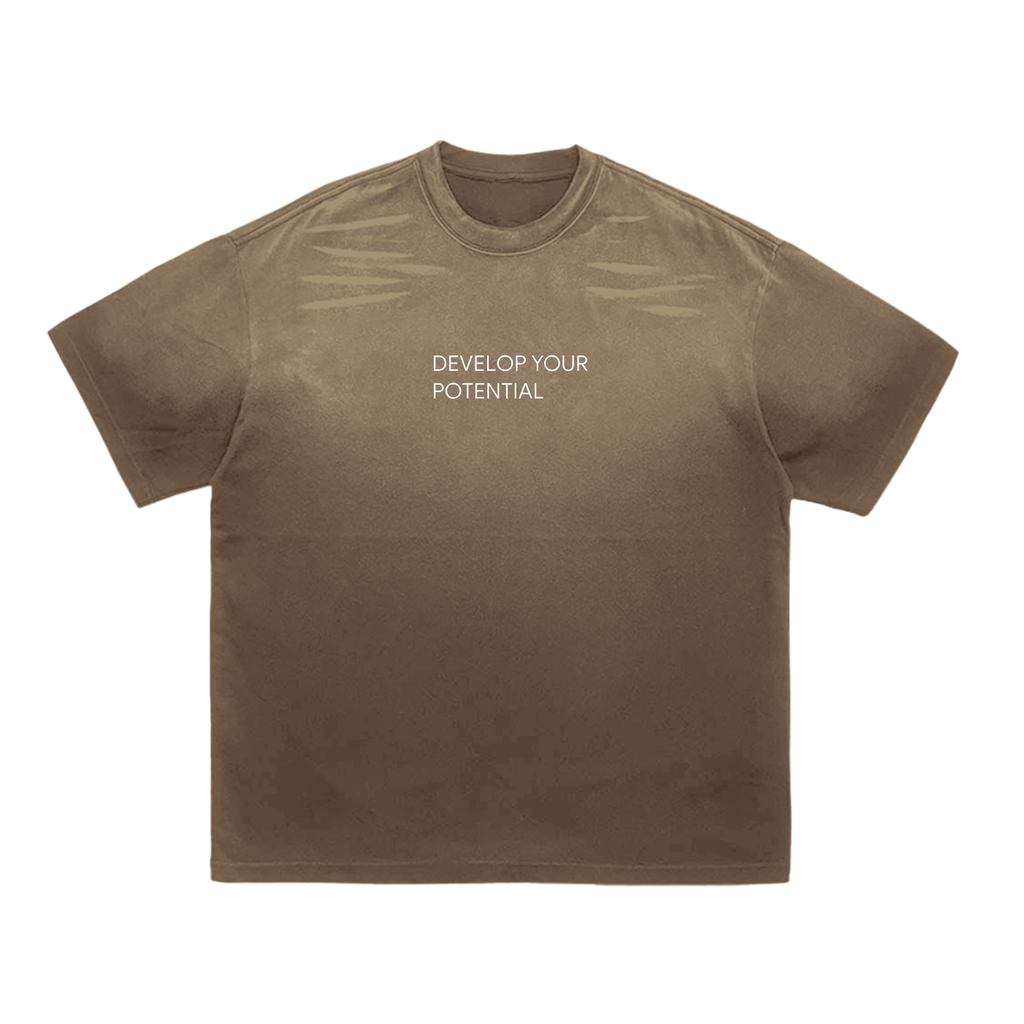 Tiger Stripe Gradient Washed T-Shirt