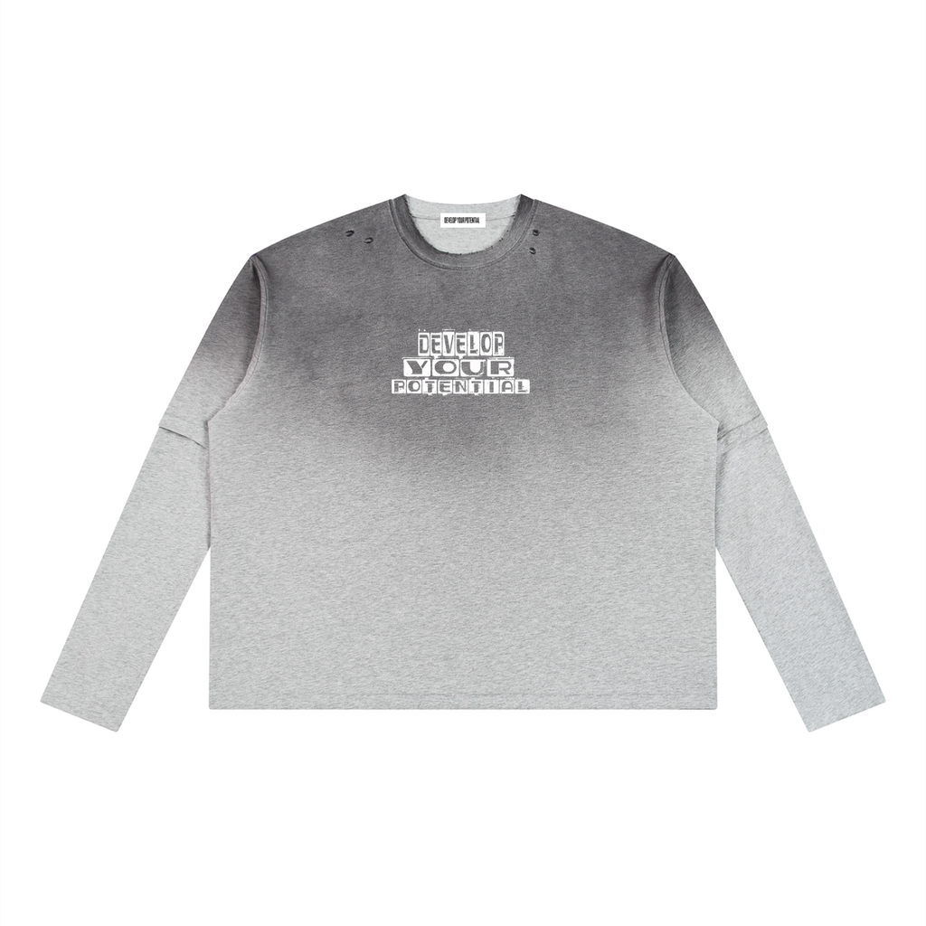 Unisex Vintage Wash Layered T-Shirt