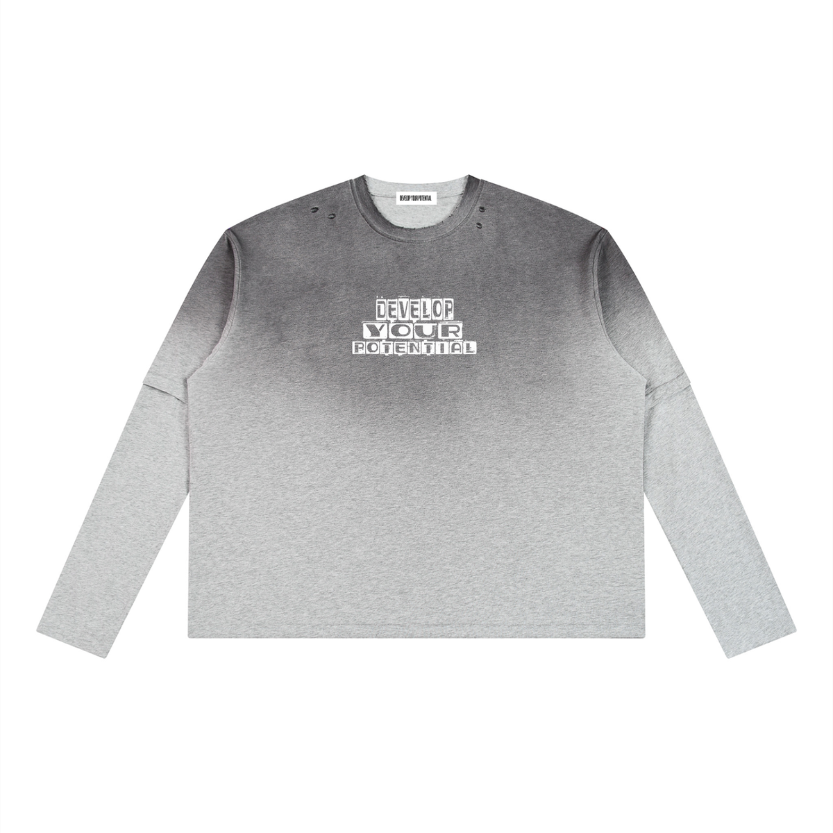 Unisex Vintage Wash Layered T-Shirt