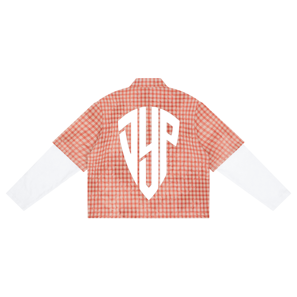 Unisex Vintage Wash Plaid Short Sleeve Shirt