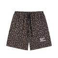 Unisex Heavyweight Leopard Drawstring Shorts
