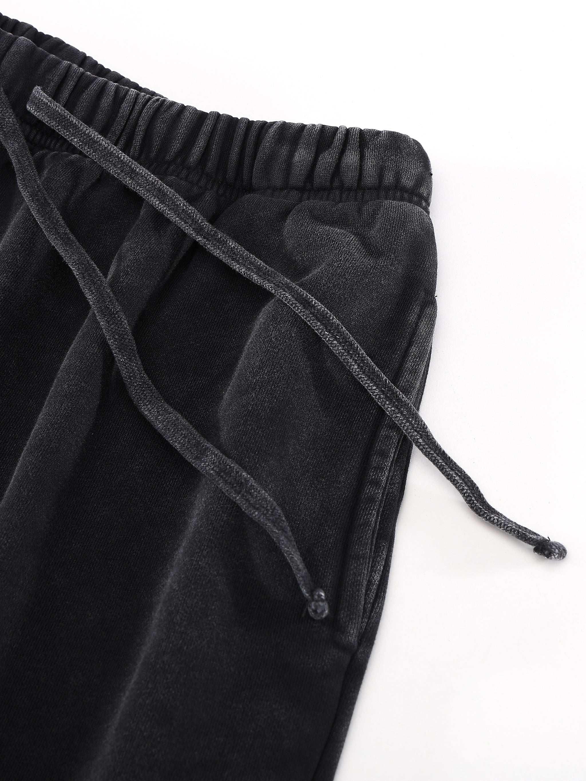 Heavyweight  Vintage Washed  Tiger Stripes Short Pants - 360 GSM
