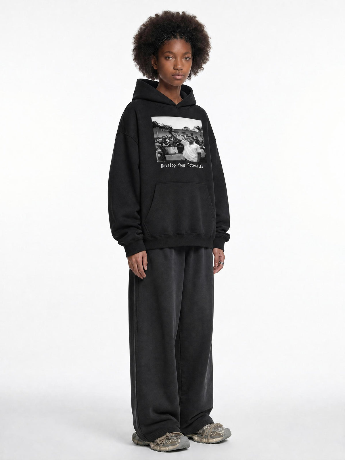 Oversize Fleeced Hoodie