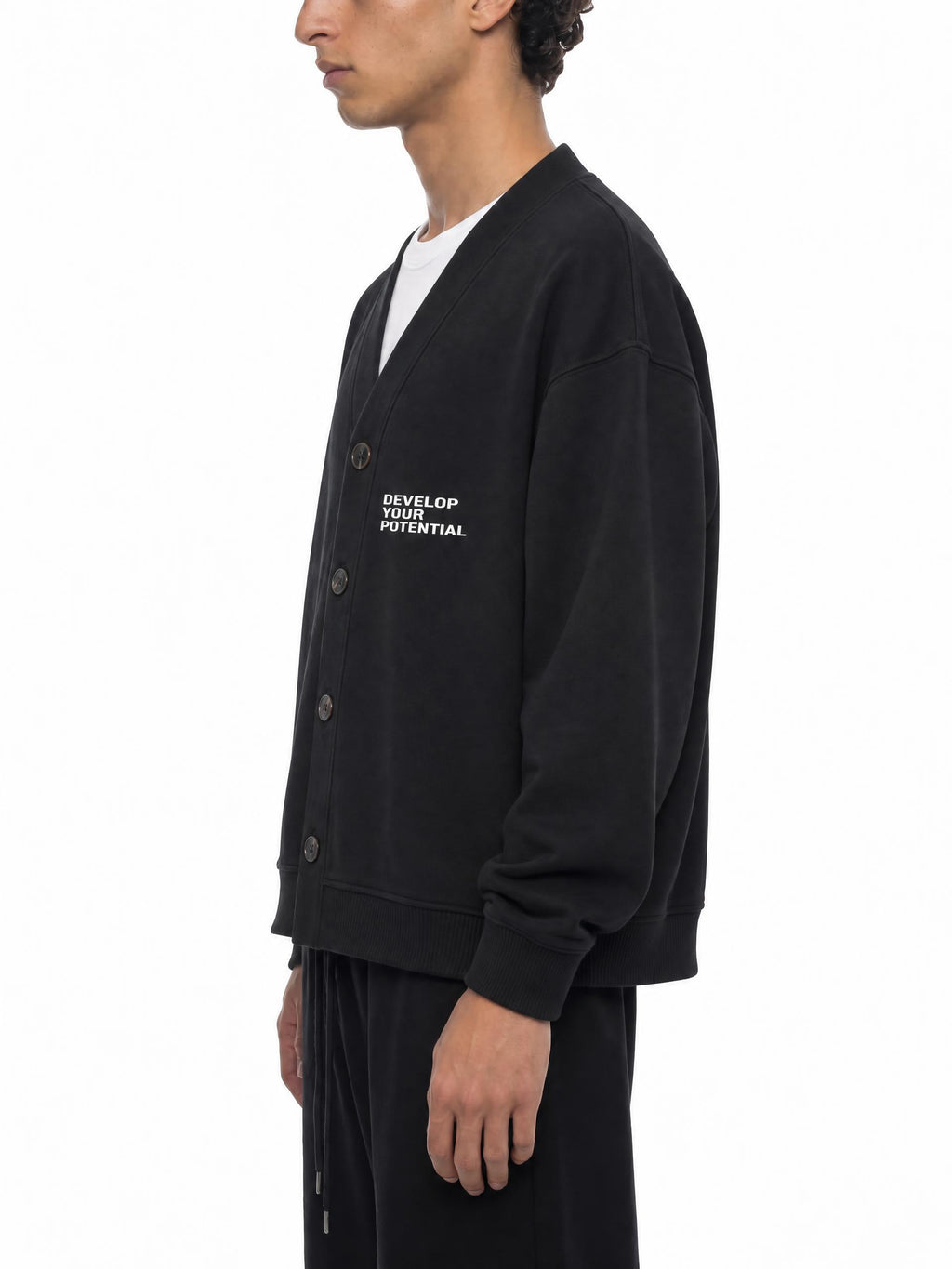 Essential Heavyweight Sweat Cardigan