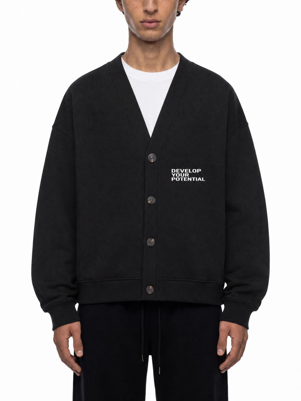 Essential Heavyweight Sweat Cardigan