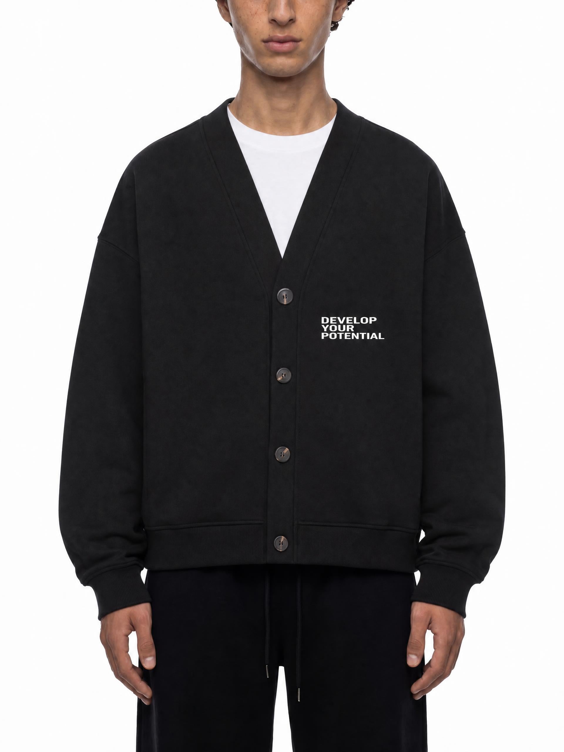 Essential Heavyweight Sweat Cardigan