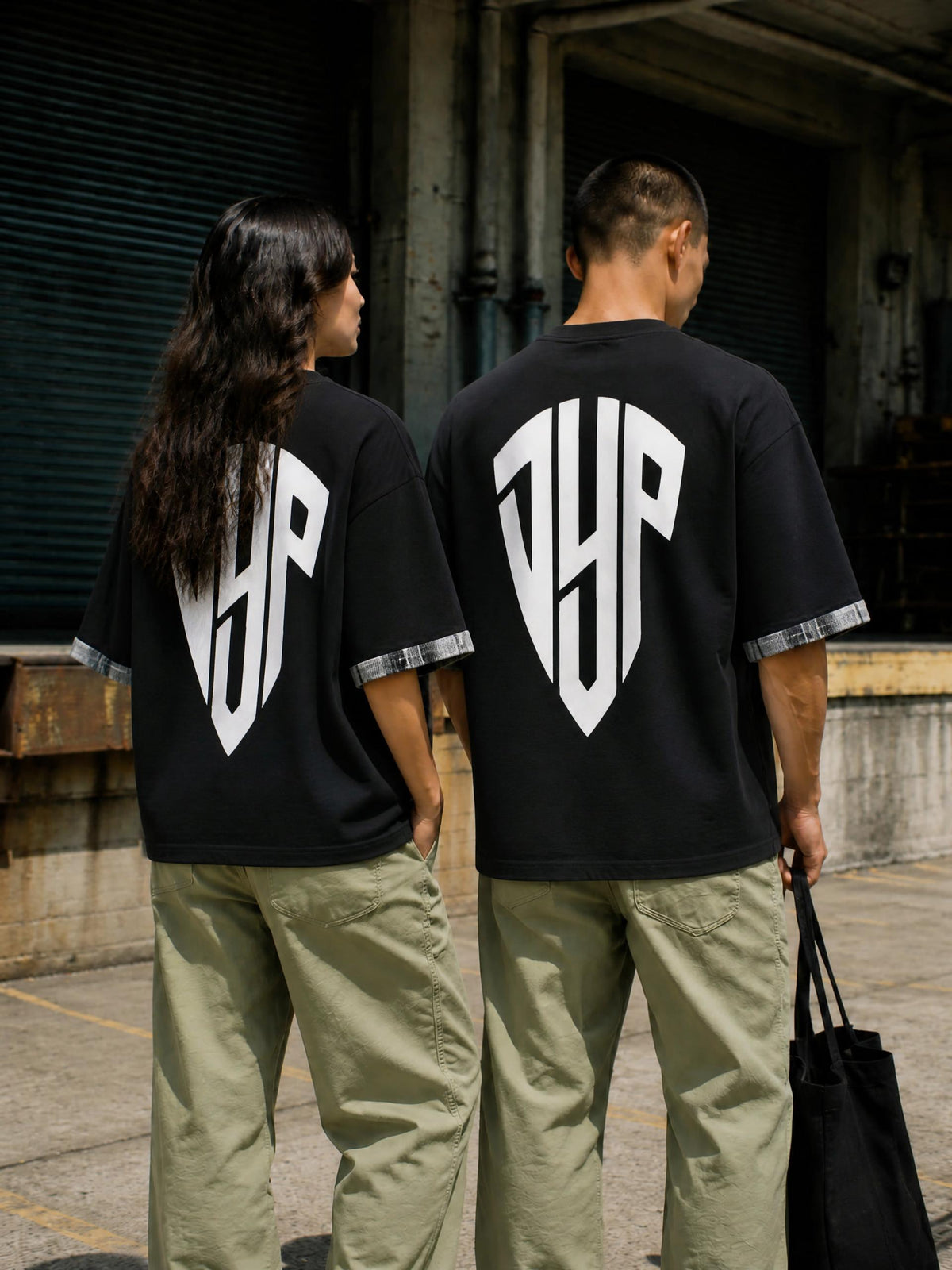 Unisex Plaid Paneled T-Shirt