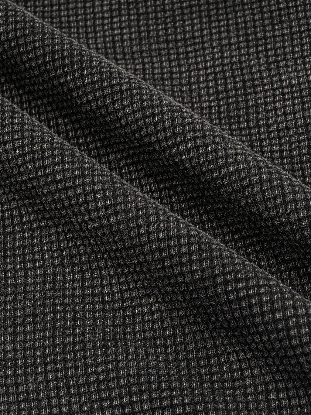 Waffle-Texture Washed Boxy T-Shirt